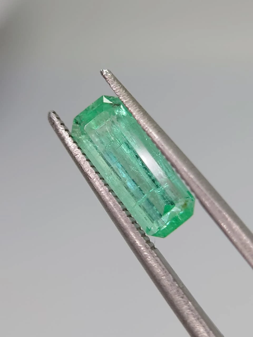 1.86ct Natural Panjshir Emerald in Emerald Cut from Afghanistan — view 3